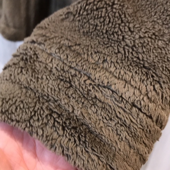 The North Face Brown Fuzzy Zip Up Jacket - Picture 4 of 9